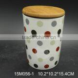 Promotion Colorful Small Airtight Ceramic Spice Jar thumbnail-4