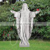 Garden Statues Wholesale Hand Carved Marble Product Jesus Sculpture Classic Garden Statues for Sale thumbnail-3