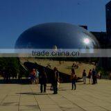 Outdoor Moderne Garden Sculpture Polished Stainless Steel Anish Kapoor Statue thumbnail-3