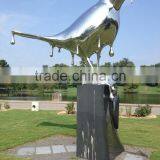 Large Outdoor Garden Decoration Sculpture Metal Craft Bird Sculpture thumbnail-2