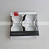 Set of 4 Mini Porcelain Tapas Set With Handle thumbnail-1