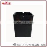 Wholesale Smoking Accessories Black Square Ashtray With Custom Logo thumbnail-1