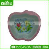 BPA Free Child Safe Kids Apple Fruit Shaped Bowls in Melamine thumbnail-1