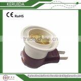 E27 Lamp Socket With Switch / European Standard Plugs With Lampholder thumbnail-6