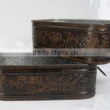 Colored Metal Planter For Indoor And Outdoor Decoration thumbnail-1