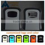 Safe Security Outdoor Storage Key Hide Box Wall Mounted Combination Lock Lockout