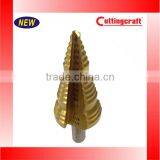 HSS Three Flute Imperial Size Titanium Step Drill Bit thumbnail-2