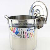 30-60cm 12pcs Stainless Steel With Lid Kitchen Multi Equipment Used Stock Pot thumbnail-3