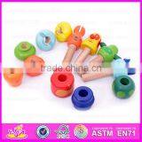 2015 Wooden Kids Assembling Educational DIY Toys Screws,Wooden Screw Nut Combination Toy,Creative Screws Connecting Toy W03C010 thumbnail-6