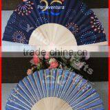 New Style Spanish Wood Folding Fan for Promotion thumbnail-1