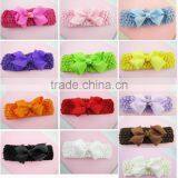 Cheap 1.5" Crochet Headband With Bow /hair Accessory thumbnail-1