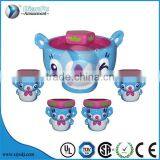 Four Players Fiberglass Colorful Game Machine Magic Sand Art Table for Kids thumbnail-1