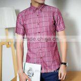 2016 New Fashion Cotton Men Dress Business Shirt Slim Fit Shirts For Men Short Sleeve Shirts thumbnail-3