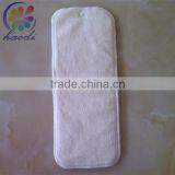 4 layers diaper insert;2 layers bamboo,2 layers microfiber reusable diaper insert