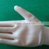 GZY 2015 White Low Price Wear-resisting pu Coated Gloves thumbnail-2