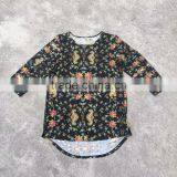 Women Latest Design Full Print T-shirts Stock Apparel thumbnail-1