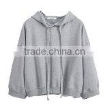 Loose Long Sleeve Drawstring Thicken Hoodie for Women thumbnail-2