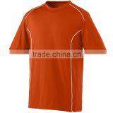 Youth Winning Streak Crew Jersey 100% Polyester Wicking Smooth Knit Customize Contrast Color Piping On Shoulder Mens Tee thumbnail-5