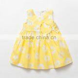 New European and American Cute Princess Dress Daisy Printed Frock thumbnail-1