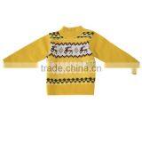 2014 New Style 100% Cotton Jacquard Boy's Pullover Sweater thumbnail-1