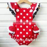 New Summer Hot Baby Girl Clothes Lace Kids Organic Romper Baby Clothing Set thumbnail-1