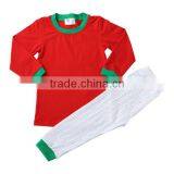 100% Cotton Night Wear Christmas Blank Pajamas Wholesale Toddler Clothing Christmas Pajamas thumbnail-3