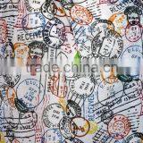 Stamps Pattern Chiffon Infinity Scarf, Circle Scarf, Long Scarf, Mother's Day Gift Ideas For Her, Spring - Summer - Fall - Winte thumbnail-4