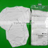 Babies White 7 PACK Long Sleeves Soft Cotton Bodysuits thumbnail-1