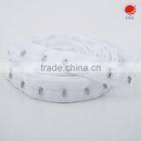 Customized Size Hook and Eye Tape, Hook and Eyes White Satin Ribbon Tape for Sewing Projuct thumbnail-2