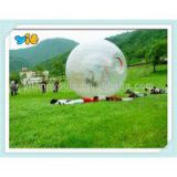 1.8*1.4m, 0.8 mm TPU, inflatable water zorb ball