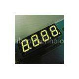 OEM / ODM 350mm Green Four Digit 7 Segment LED Display With Continuous Uniform Segments