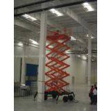 Electric and Diesel Dual Engine Four Wheels Mobile Scissor Lift Table thumbnail-2