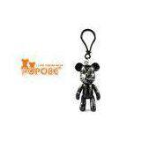 New Promotional Gift Custom Small Plastic POPOBE Bear Key Chain