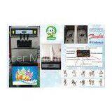 Digital Automatic Ice Cream Machine Twist Feature , Compact Design