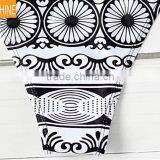 Sublimation Printing Swimsuit Recycled Fabirc Swimwear High Neck Bikini Swimsuits thumbnail-3