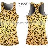2016 Trendy and Cooldry Ladies Running Vest With Sublimation thumbnail-2