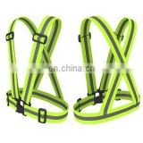Attracitve and Brigh Yellow Sports Reflective Safety Belt with Adjustable Buckles