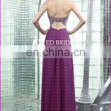 CE430 Attractive China Factory Sweetheart A-Line Beaded Bridesmaid Dress Royal Purple thumbnail-2