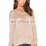 New Model Latest Designs Hand Knitted Woman Sweater thumbnail-3