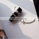 Water Drop Bracelet Simple Transparent Disk Glossy Glass Bead Bracelet thumbnail-4