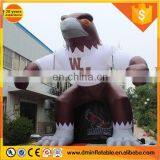 Promotional Brown Eagle Inflatable Football Tunnel for Sale