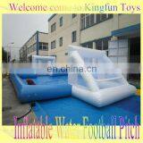 Good price inflatable water soccer pitch,inflatable football water game