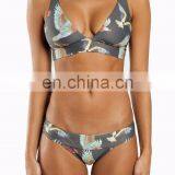 New Sexy One Piece Women Floral Bikini Swimwear Wholesale thumbnail-1