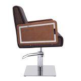 PU Material Hydraulic Vintage Barber Styling Barber Chair Reclining MY-007-99 thumbnail-1