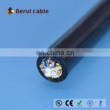 Pipeline inspection robot cable Pipe cleaning robot cable Pipe dredging detection camera cable with 4 twristed wire Cat5e/cat6