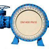 DN1400 Worm Gear Spherical Disc High Performance Butterfly Valve