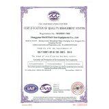 Quality Management Control Certificate