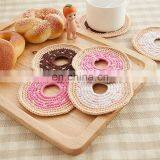 Yarncrafts Wholesale Cute Handmade Heat Insulation Crocheted Coasters,Crochet Cup Mat