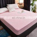 Microfiber 100% Polyester Waterproof Mattress Protector Multi Solid Color Quilted Style thumbnail-5