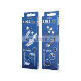 Remax Flag Series RC-169th 1M 360 Degree Charger Usb Type-C Braided 3 In 1 Magnetic Charging Cable for Iphone thumbnail-3